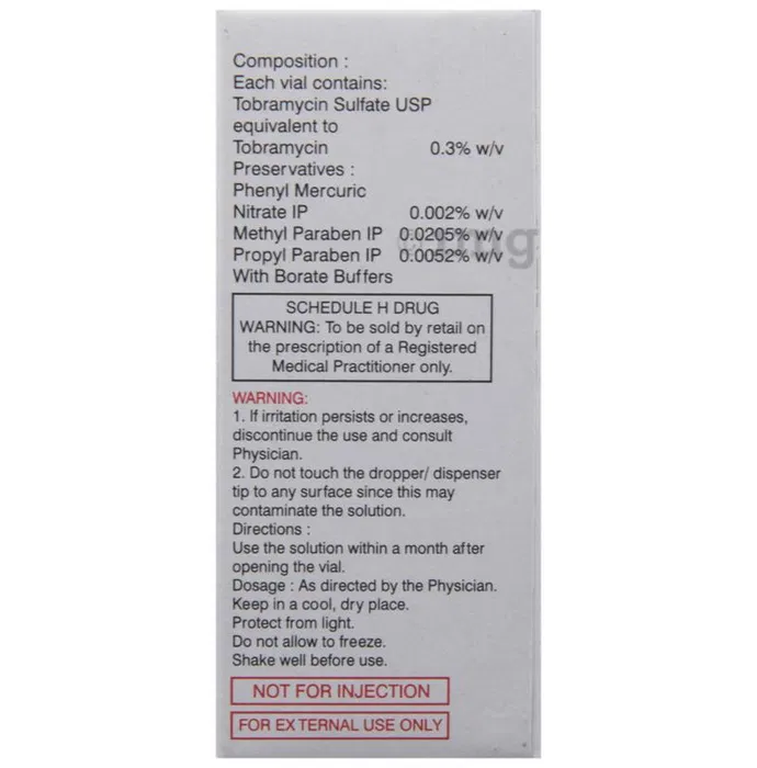 Tobacin Eye Drop Buy Tobacin Eye Drop at Best Price in NepMeds